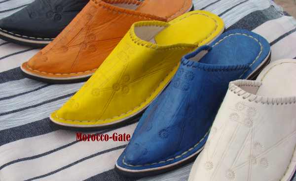 Alibaba leather slippers