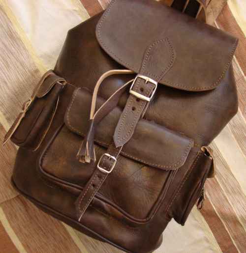 Leather Backpack | image 1