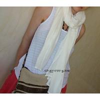 White moroccan scarf