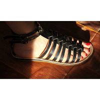 Nomade leather sandals